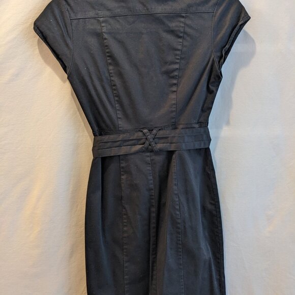 H&M Women's Black Cap-Sleeved Utility Dress - Size 2 - Picture 6 of 6